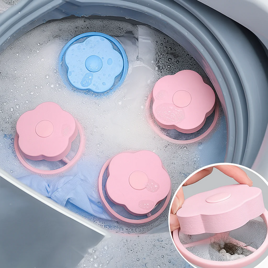 FunPetto™ -  Lot de 4 Capsules Attrape-Poils pour Machine à Laver